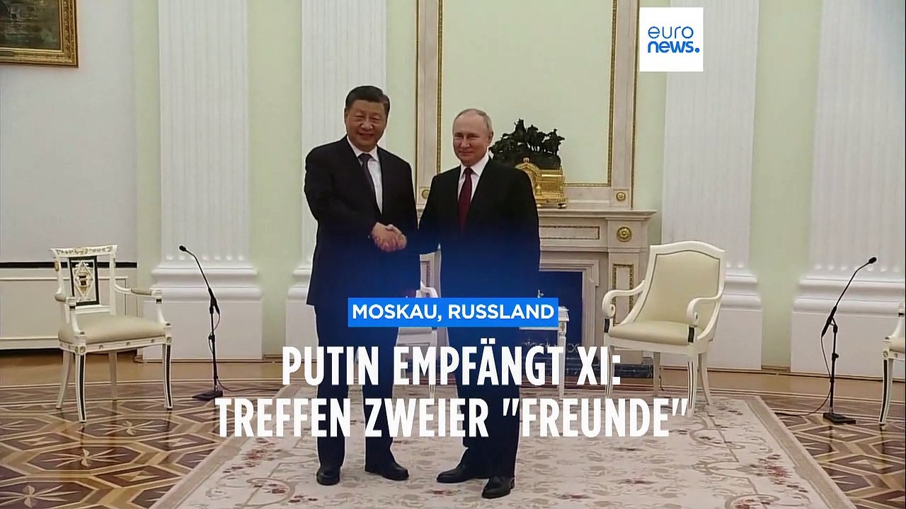 Zwei "Freunde" im Kreml: Putin und Xi betonen enge Beziehung zwischen Russland und China