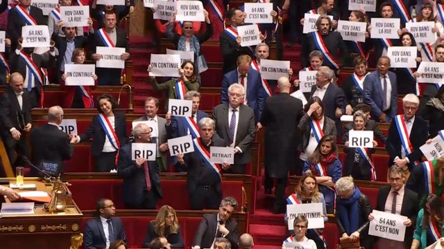 Réforme des retraites : la motion de censure transpartisane rejetée à neuf voix près