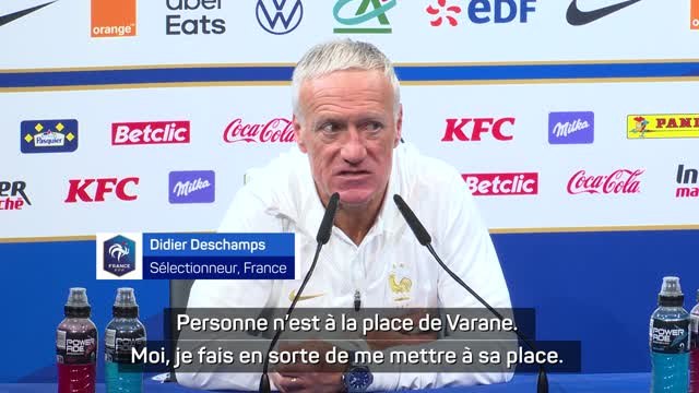 Bleus - Deschamps sur la retraite internationale de Varane : Je suis bien obligé de l'accepter