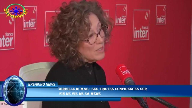 Mireille Dumas : ses tristes confidences sur fin de vie de sa mère