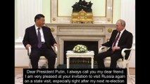 WATCH: Xi Jinping and Vladimir Putin have met at the Kremlin