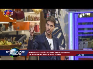 Grande Fratello Vip, Daniele assente in studio  la squalifica e sbotta: 'Mani legate'