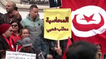 أنصار قيس سعيد في الشارع للتنديد بالتدخل الأجنبي في تونس