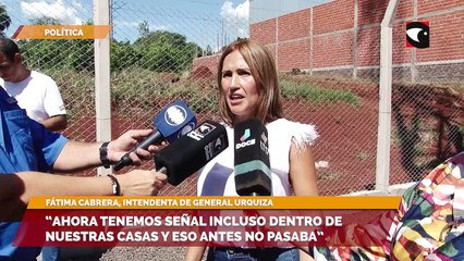La intendenta de General Urquiza celebró que haya mejor conectividad 4G para los vecinos tras la instalación de la nueva antena