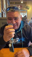 Guy Loves His Keychain Glasses