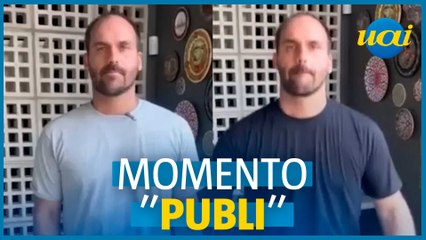 Eduardo Bolsonaro faz 'publi' de camisas em rede social