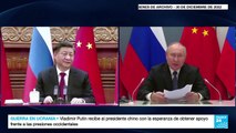 El presidente de China, Xi Jinping, se reúne en Moscú con Vladimir Putin