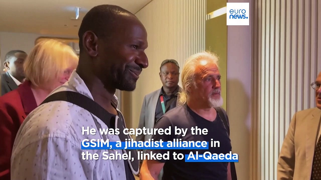 Journalist and aid worker freed in Mali after years as hostages