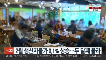 Download Video: 2월 생산자물가 0.1% 상승…두 달째 올라