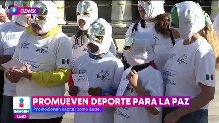 Promueven a la CDMX como sede del Día Internacional del Deporte