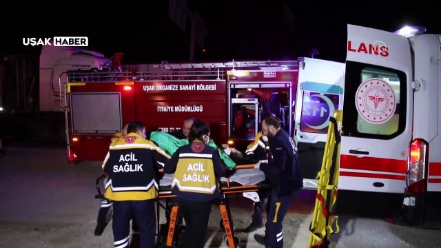 Uşak'ta tır ile otomobilin çarpışması sonucu 1 kişi öldü, 3 kişi yaralandı