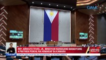 Rep. Arnolfo Teves, Jr., binigyan hanggang mamayang 4 PM para pisikal na humarap sa Kamara | UB