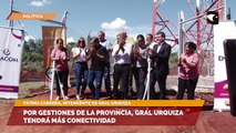 SALA CINCO - Fátima Cabrera, intendente de General Urquiza, celebró la instalación de la antena 4g en el municipio