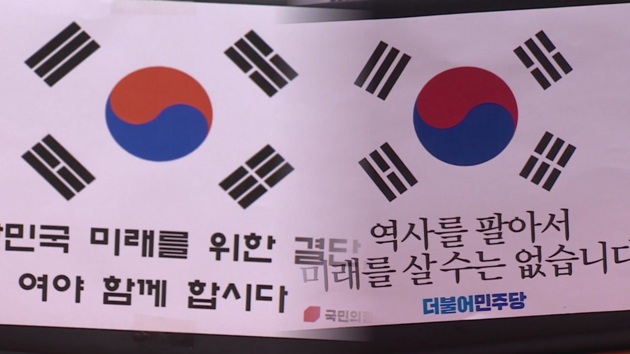 [영상] "태극기 사랑하십니까?"...여야의 태극기 사랑 공방 / YTN