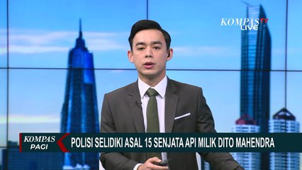 Polisi Tengah Selidiki Asal Usul 15 Senjata Api Milik Dito Mahendra!