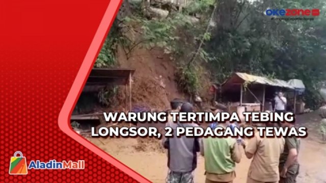 Warung di Kawasan Wisata Curug Colembar Bogor Tertimpa Tebing Longsor, 2 Pedagang Tewas