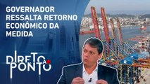 Tarcísio defende privatização do porto de Santos: “Vai gerar milhares de empregos”