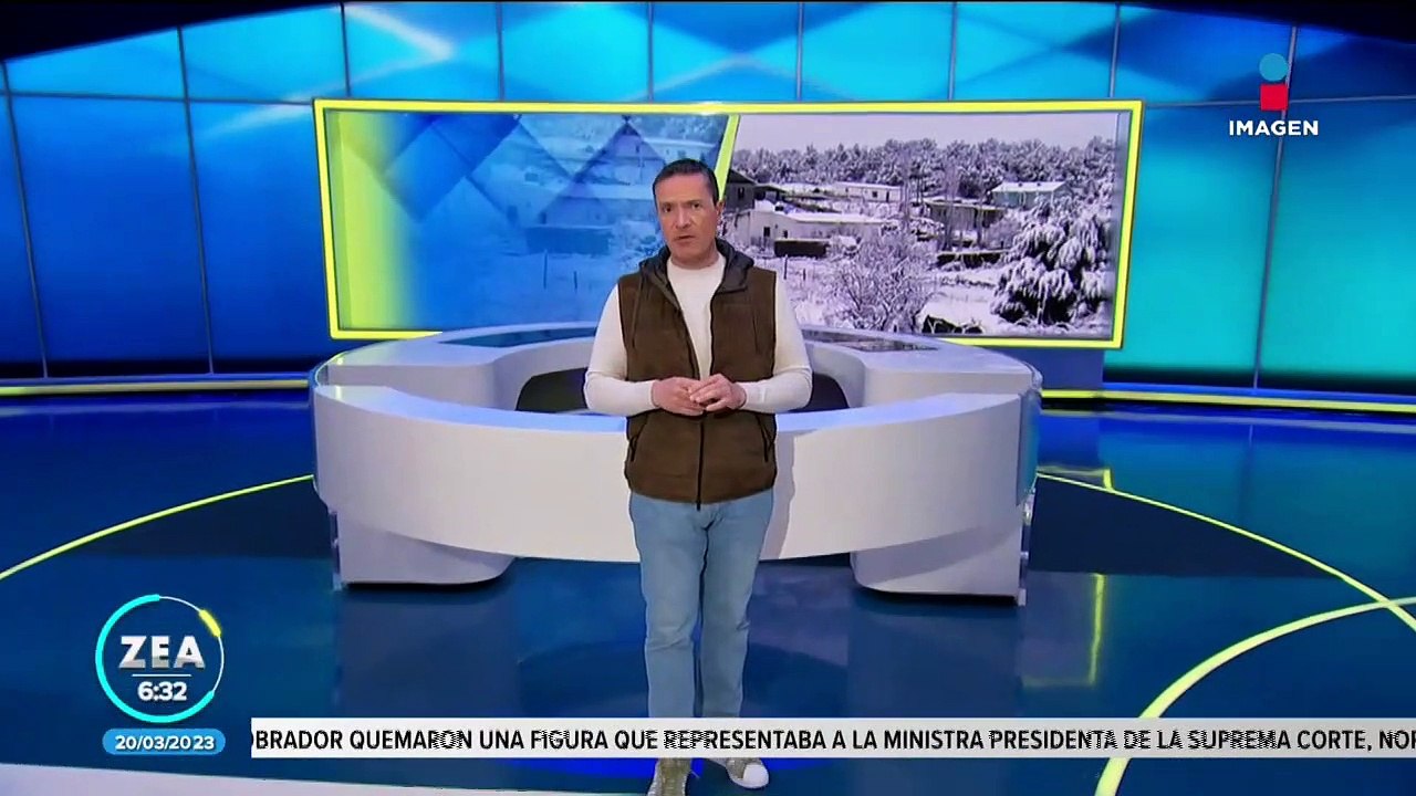Reportan tormentas de nieve en 18 municipios de Chihuahua