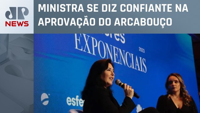 Simone Tebet é premiada em evento de homenagens às mulheres exponenciais