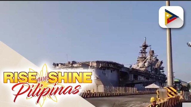 Tour sa warship ng US na nakadaong sa Pier 15 sa Manila, South Harbor, nakatakdang isagawa ngayong araw