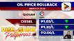 Oil price rollback, epektibo ngayong araw