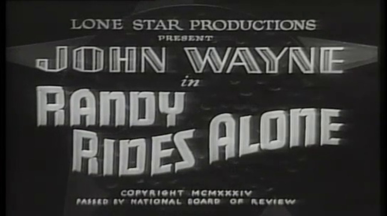 Randy Rides Alone - Movie