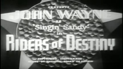 Riders of Destiny - Movie