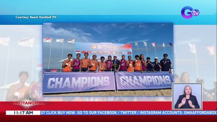 Philippine Women's Beach Handball Team, nakakuha ng silver medal sa kanilang international debut | BT