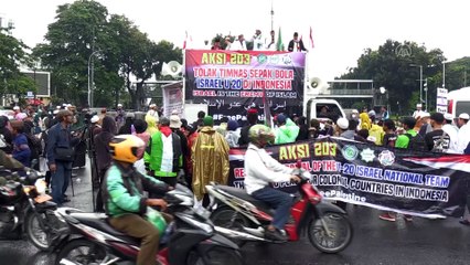 Endonezya'da İsrail takımının FIFA 20 Yaş Altı Dünya Kupası'na katılımı protesto edildi