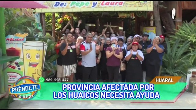 ¡Fuerza Huaral! Damnificados por los huaicos reciben ayuda