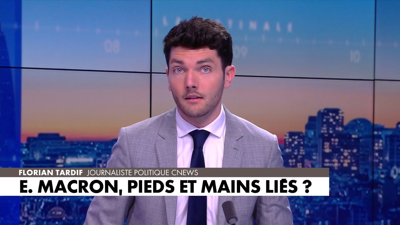 L'édito de Florian Tardif : «Emmanuel Macron, pieds et mains liés ?»