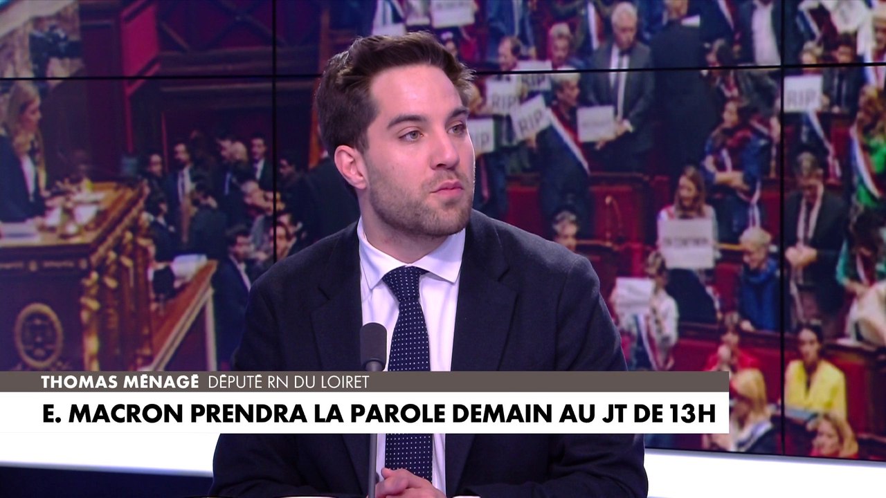 Thomas Ménagé : «Ce qui est certains, c’est que le Président était totalement absent alors que c’est sa réforme. Il a totalement déserté»