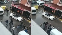 İstanbul'da park yeri kavgası kamerada