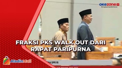 Tolak Pengesahan UU Ciptaker, Fraksi PKS Lakukan Walk Out