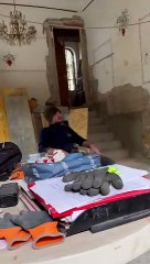 Pranking an Employee Using Concrete Powder