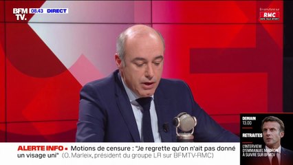 Olivier Marleix: "Il faut espérer" qu'Emmanuel Macron renoue avec le pays "ou il n'ira pas au terme de son mandat"
