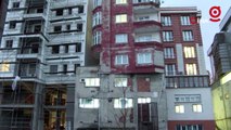 Sosyal medyada gündem olmuştu: İki farklı binanın üst üste konulmuş gibi göründüğü apartman yıkılıyor
