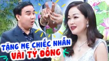 NỮ GIÁM ĐỐC tặng mẹ chồng NHẪN KIM CƯƠNG SIÊU TO KHỔNG LỒ sau 20 năm làm dâu  Quyền Linh THẢNG THỐT