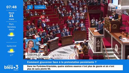 Réforme des retraites : "Le gouvernement n'est pas responsable des blocages", selon cette macroniste des P-O