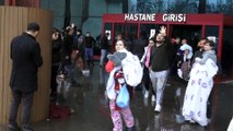 Hastanede deprem paniği kamerada