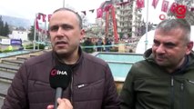 Onlarca vatandaş yıkılan ekmek teknesine son kez uzaktan baktı