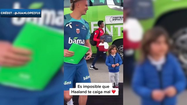 Haaland prend soin de ses fans