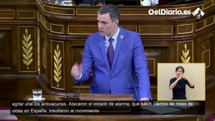 Sánchez pide a Abascal que retire los insultos a las ministras