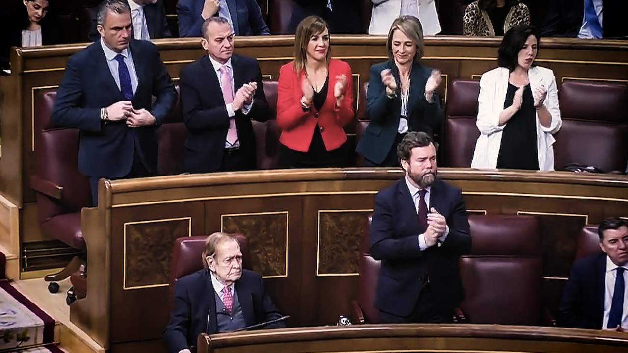 Tamames no aplaude el discurso de Abascal