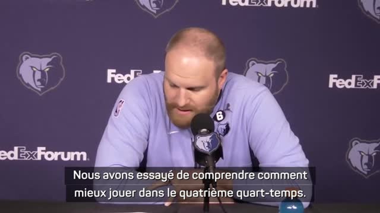 Grizzlies - Jenkins : "Il faut savoir gagner de différentes manières"