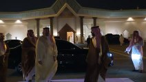 Saudi Crown Prince leaves after performing prayer at Prophet's Mosque