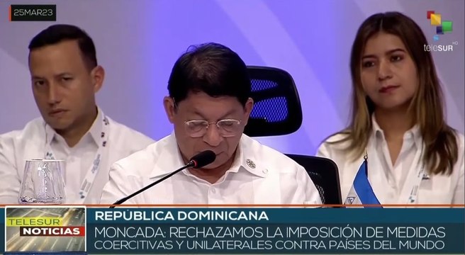 “Rechazamos la imposición de medidas coercitivas y unilaterales contra Venezuela y Nicaragua”