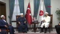 ANKARA-Diyanet İşleri Başkanı Erbaş, Kafkas Müslümanları İdaresi Başkanı Paşazade ile bir araya geldi