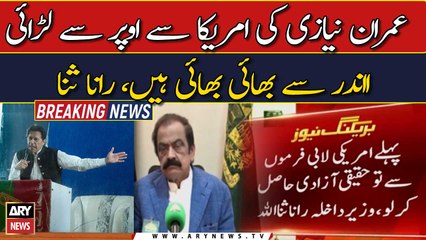Rana Sanaullah lashes out at Imran Khan