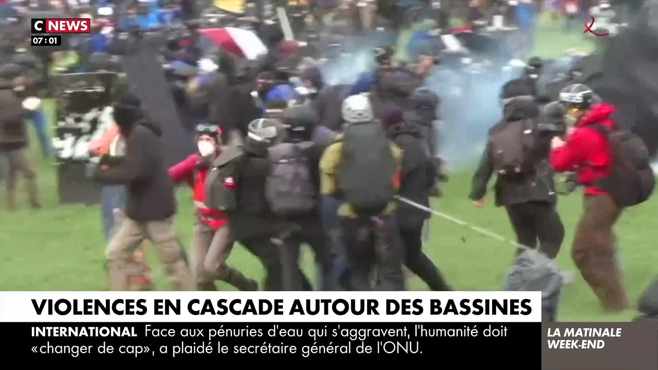 Sainte Soline - Après le déchainement de violence hier contre les gendarmes, la journée de dimanche placée sous haute surveillance par les autorités